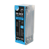 This is an image of Timco - Timber Frame Construction & Landscaping Screws - Wafer - A2 Stainless Steel 8.0 x 100mm - (20 PCS Tube) 100INDEXWSST