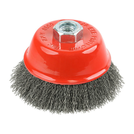 This is an image of Timco - Angle Grinder Cup Brush - Crimped Steel Wire 100mm (1 Each Box) 100TCC