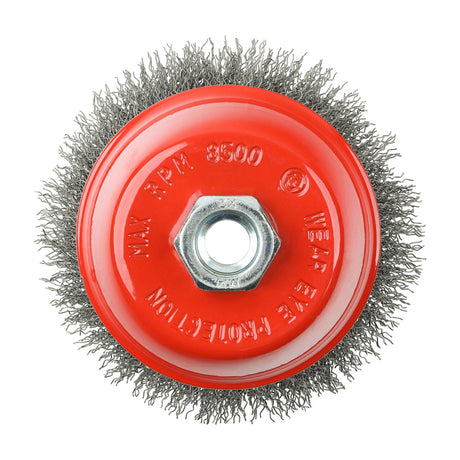 This is an image of Timco - Angle Grinder Cup Brush - Crimped Steel Wire 100mm (1 Each Box) 100TCC