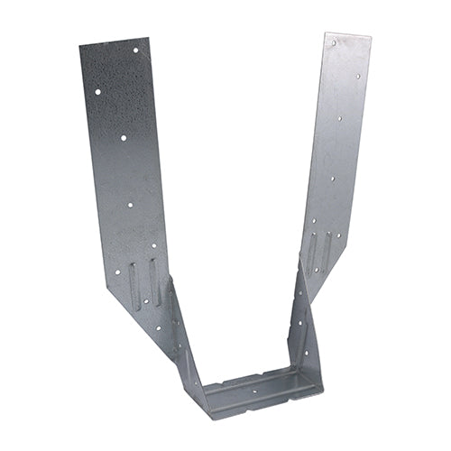 This is an image of Timco - Timber Hangers - No Tag - Galvanised 100 x 125 to 220mm 100TH