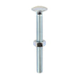 This is an image of Timco - Carriage Bolts & Hex Nuts - Zinc M10 x 100mm - (25 PCS Box) 10100CB