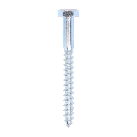 This is an image of Timco - Coach Screws - Hex - Zinc 10.0 x 100mm - (50 PCS Box) 10100CSC