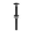 This is an image of Timco - Carriage Bolts Hex Nuts & Form A Washers - Dome - Exterior - Green M10 x 100mm - (10 PCS Bag) 10100INCB
