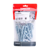 This is an image of Timco - Throughbolts - Zinc M10 x 100mm - (18 PCS TIMbag) 10100TBB