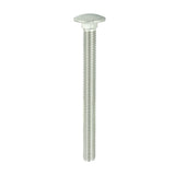This is an image of Timco - Carriage Bolts - A2 Stainless Steel M10 x 110mm - (5 PCS Bag) 10110CBSSX