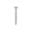 This is an image of Timco - Metal Tapping Screws - PZ - Countersunk - Self-Tapping - Zinc 10 x 1 1/2" - (200 PCS Box) 10112CCAZS