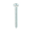 This is an image of Timco - Self-Tapping Screws - PZ - Pan - Zinc 10 x 1 1/2" - (200 PCS Box) 10112CPAZS