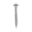 This is an image of Timco - Twin-Threaded Woodscrews - PZ - Round - Zinc 10 x 1 1/2" - (200 PCS Box) 10112CRWZ