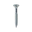 This is an image of Timco - Twin-Threaded Woodscrews - PZ - Double Countersunk - Zinc 10 x 1 1/2" - (200 PCS Box) 10112CWZ