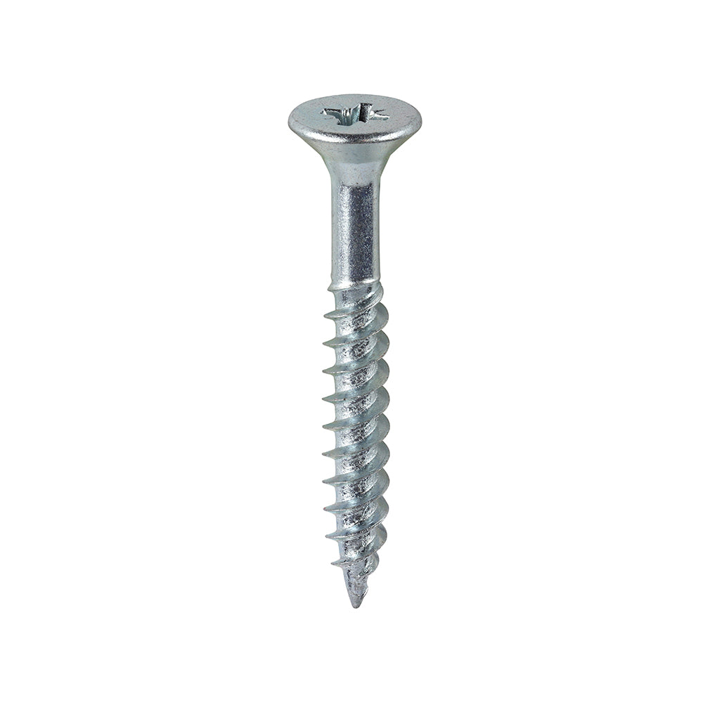 This is an image of Timco - Twin-Threaded Woodscrews - PZ - Double Countersunk - Zinc 10 x 1 1/2" - (200 PCS Box) 10112CWZ