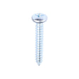 This is an image of Timco - Self-Tapping Screws - PZ - Pan - Zinc 10 x 1 1/4" - (200 PCS Box) 10114CPAZS