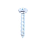 This is an image of Timco - Self-Tapping Screws - PZ - Pan - Zinc 10 x 1 1/4" - (200 PCS Box) 10114CPAZS