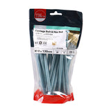 This is an image of Timco - Carriage Bolts & Hex Nuts - Zinc M10 x 130mm - (20 PCS TIMbag) 10130CBB