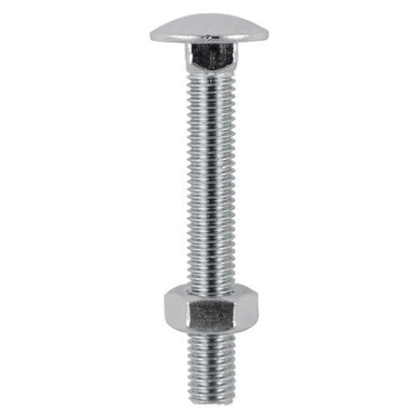 This is an image of Timco - Carriage Bolts & Hex Nuts - Stainless Steel M10 x 130mm - (2 PCS TIMpac) 10130CBSSP