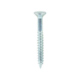 This is an image of Timco - Twin-Threaded Woodscrews - PZ - Double Countersunk - Zinc 10 x 1 3/4" - (200 PCS Box) 10134CWZ