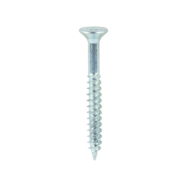 This is an image of Timco - Twin-Threaded Woodscrews - PZ - Double Countersunk - Zinc 10 x 1 3/4" - (200 PCS Box) 10134CWZ