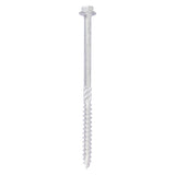 This is an image of Timco - Heavy Duty Timber Screws - Hex - Exterior - Silver 10 x 150mm - (10 PCS TIMbag) 10150INI