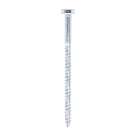 This is an image of Timco - Coach Screws - Hex - Zinc 10.0 x 160mm - (25 PCS Box) 10160CSC