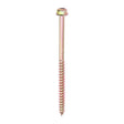 This is an image of Timco - Advanced Coach Screws - Hex Flange - Yellow 10.0 x 160mm - (18 PCS TIMbag) 10160SCSYB