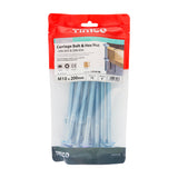 This is an image of Timco - Carriage Bolts & Hex Nuts - Zinc M10 x 200mm - (10 PCS TIMbag) 10200CBB