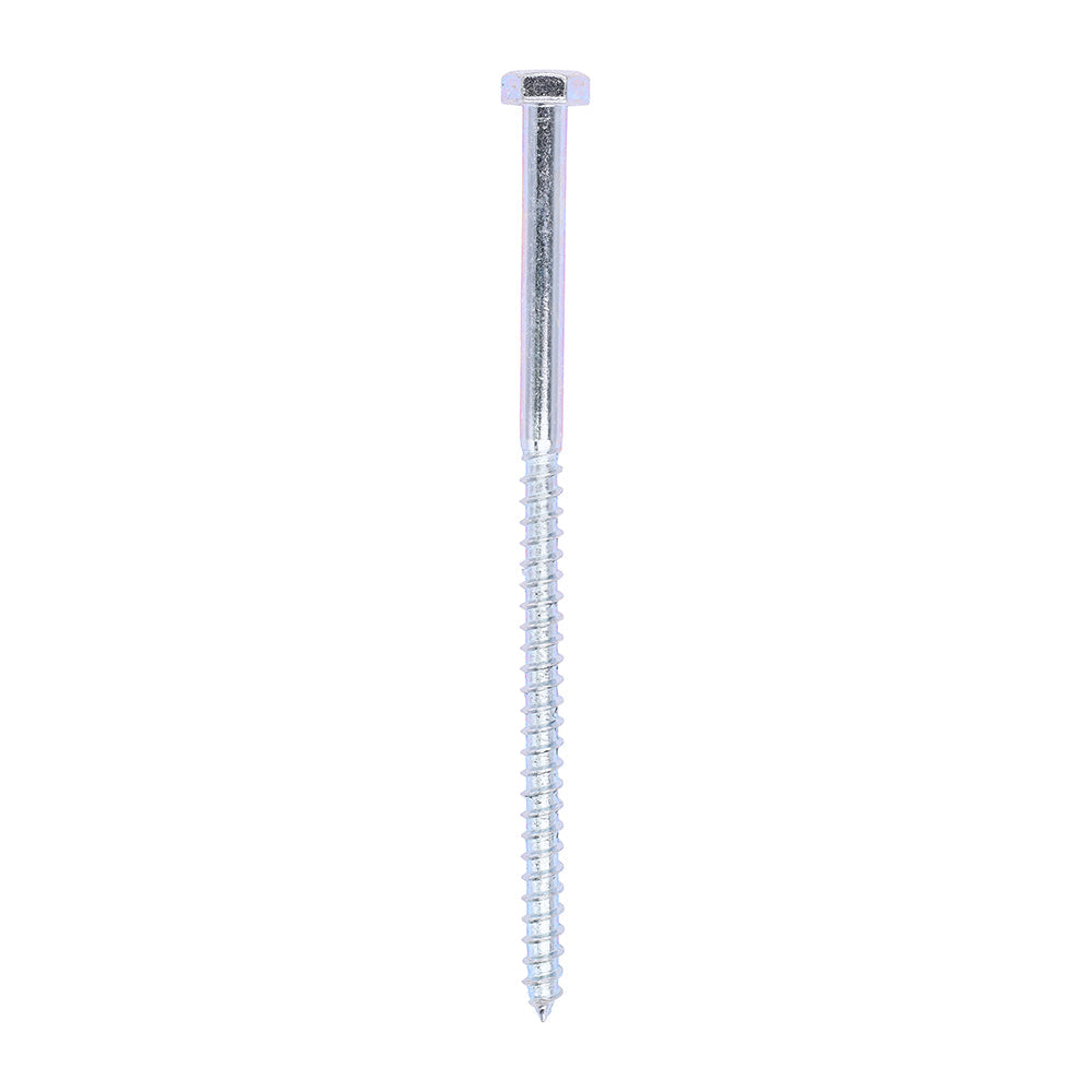 This is an image of Timco - Coach Screws - Hex - Zinc 10.0 x 200mm - (20 PCS Box) 10200CSC