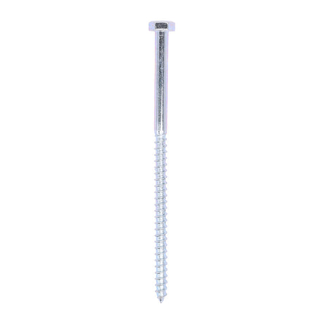 This is an image of Timco - Coach Screws - Hex - Zinc 10.0 x 200mm - (20 PCS Box) 10200CSC