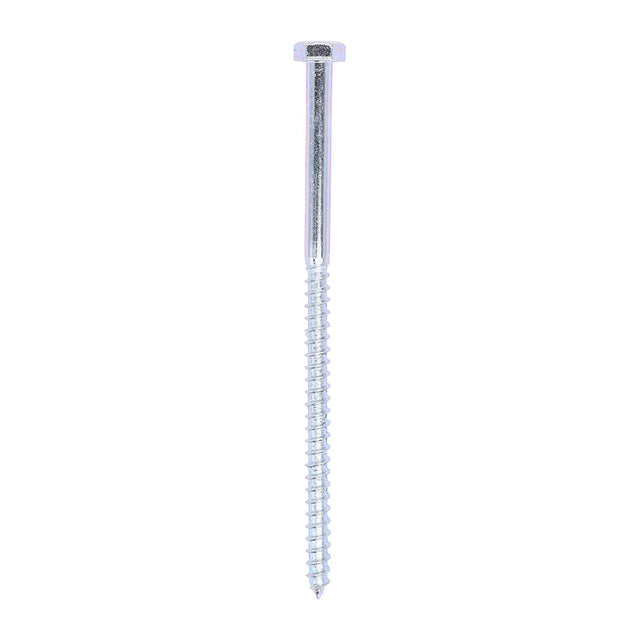 This is an image of Timco - Coach Screws - Hex - Zinc 10.0 x 200mm - (20 PCS Box) 10200CSC