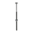 This is an image of Timco - Carriage Bolts Hex Nuts & Form A Washers - Dome - Exterior - Green M10 x 220mm - (10 PCS Bag) 10220INCB