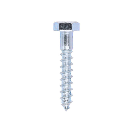 This is an image of Timco - Coach Screws - Hex - Zinc 10.0 x 60mm - (100 PCS Box) 1060CSC