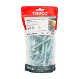 This is an image of Timco - Carriage Bolts & Hex Nuts - Zinc M10 x 75mm - (28 PCS TIMbag) 1075CBB