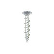 This is an image of Timco - Window Fabrication Screws - Countersunk - PH - High-Low Thread - Slash Point - Zinc 4.8 x 25mm - (1000 PCS Box) 109Z
