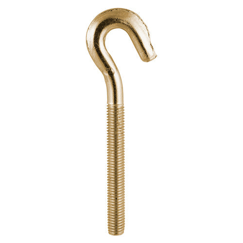 This is an image of Timco - Forged Hooks - Yellow M10 - (50 PCS Box) 10HOOK
