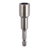 This is an image of Timco - Magnetic Socket Driver Bit - Hex 10 x 65 (1 Each Blister Pack) 10SDB