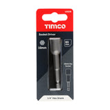 This is an image of Timco - Magnetic Socket Driver Bit - Hex 10 x 65 (1 Each Blister Pack) 10SDB