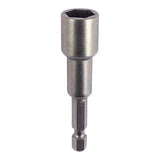 This is an image of Timco - Magnetic Socket Driver Bit - Hex 11 x 65 (1 Each Blister Pack) 11SDB