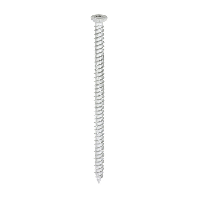 This is an image of Timco - Concrete Screw - TX - Flat Countersunk - Exterior - Silver 7.5 x 120mm - (100 PCS Box) 120TCONR