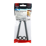 This is an image of Timco - Carriage Bolts & Hex Nuts - Stainless Steel M12 x 100mm - (2 PCS TIMpac) 12100CBSSP