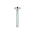 This is an image of Timco - Metal Tapping Screws - PZ - Countersunk - Self-Tapping - Zinc 12 x 1 1/2" - (200 PCS Box) 12112CCAZS