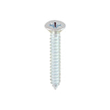 This is an image of Timco - Metal Tapping Screws - PZ - Countersunk - Self-Tapping - Zinc 12 x 1 1/2" - (200 PCS Box) 12112CCAZS
