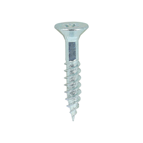 This is an image of Timco - Twin-Threaded Woodscrews - PZ - Double Countersunk - Zinc 12 x 1 1/4" - (200 PCS Box) 12114CWZ