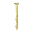 This is an image of Timco - Solid Brass Timber Screws - SLOT - Countersunk 12 x 2 1/2" - (100 PCS Box) 12212CBS