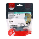 This is an image of Timco - Penny / Repair Washers - Zinc M12 x 40mm - (50 PCS TIMbag) 1240WHPZB