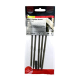 This is an image of Timco - Timber Screws - TX - Wafer - Exterior - Green 6.7 x 125mm - (5 PCS TIMpac) 125INDEXWP