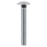 This is an image of Timco - Carriage Bolts - A2 Stainless Steel M12 x 75mm - (5 PCS Bag) 1275CBSSX