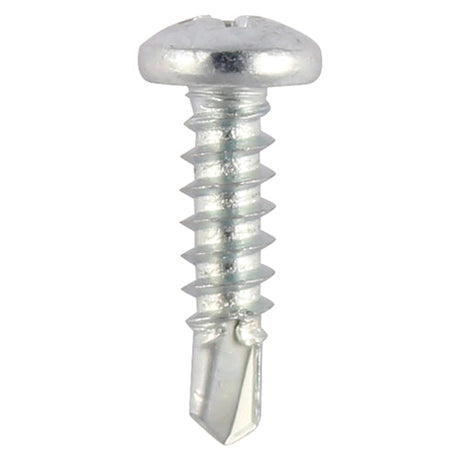 This is an image of Timco - Window Fabrication Screws - Pan - PH - Self-Tapping Thread - Self-Drilling Point - Zinc 4.2 x 19mm - (1000 PCS Box) 132Z