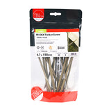 This is an image of Timco - Timber Screws - TX - Wafer - Exterior - Green 6.7 x 150mm - (20 PCS TIMbag) 150INDEXWB