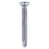 This is an image of Timco - Window Fabrication Screws - Countersunk - PH - Metric Thread - Self-Drilling Point - Zinc M4 x 25mm - (1000 PCS Box) 153Z