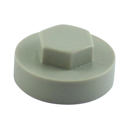 This is an image of Timco - Hex Head Cover Caps - Goosewing Grey 16mm - (1000 PCS Bag) 1610A05CAP