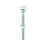 This is an image of Timco - Carriage Bolts & Hex Nuts - Zinc M16 x 180mm - (5 PCS Box) 16180CB