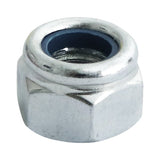 This is an image of Timco - Nylon Nuts - Type P - Zinc M16 - (45 PCS TIMbag) 16NPB
